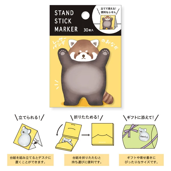 11671654_1005.jpg Stand Sticky Notes - Red Panda Tummy (30 folhas) pela Mind Wave
