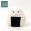 Nekonoba Fuwamochi Omusubi Neko - Porta-Chaves Peluche Gato Onigiri