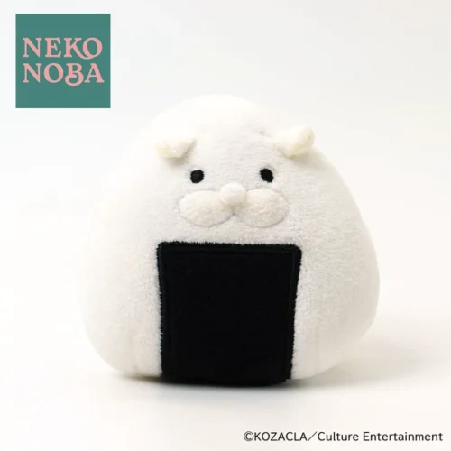 Nekonoba Fuwamochi Omusubi Neko - Porta-Chaves Peluche Gato Onigiri