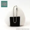 Nekonoba Fuwamochi Omusubi Neko - Porta-Chaves Peluche Gato Onigiri