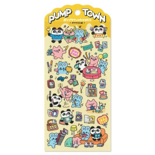 Stickers MIND WAVE - Pump Town - Three Nerdy Guys