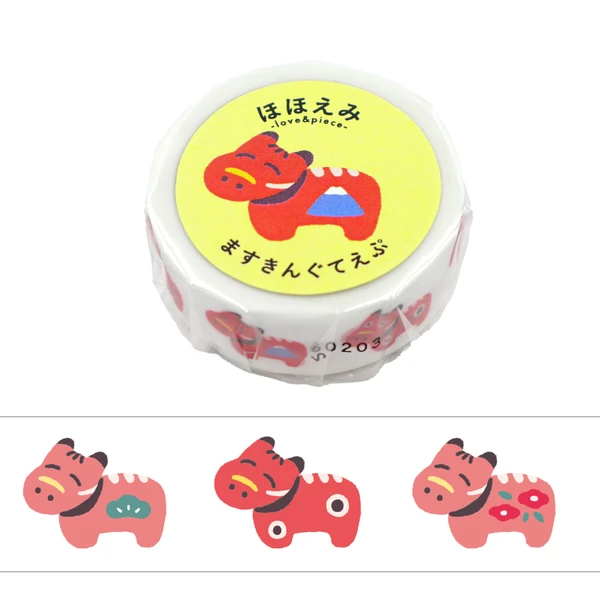 16831335_5.jpg Washi Tape Red Cow de Fukoshima (15mm)
