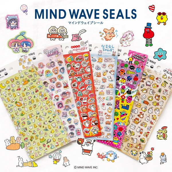Stickers MIND WAVE Seals - Ultra-Free Chubby Caricature