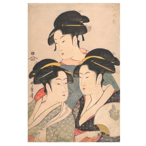 Kitagawa Utamaro — Three Beauties of the Present Day