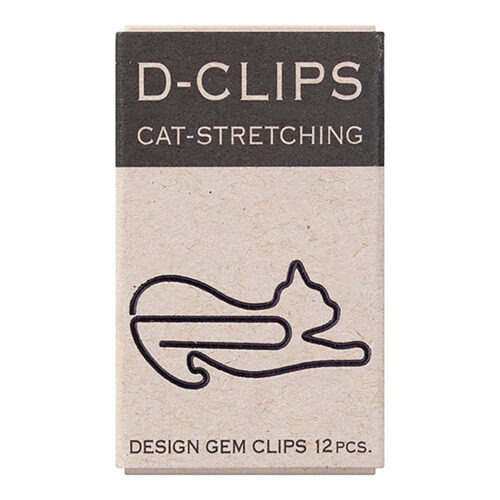 Clips MIDORI D-Clips Mini - Gato a Espreguiçar A