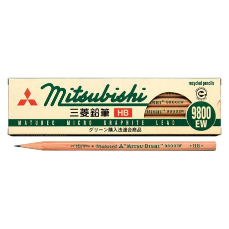 Mitsubishi UNI 9800EW - Lápis recliclado (12 lápis)