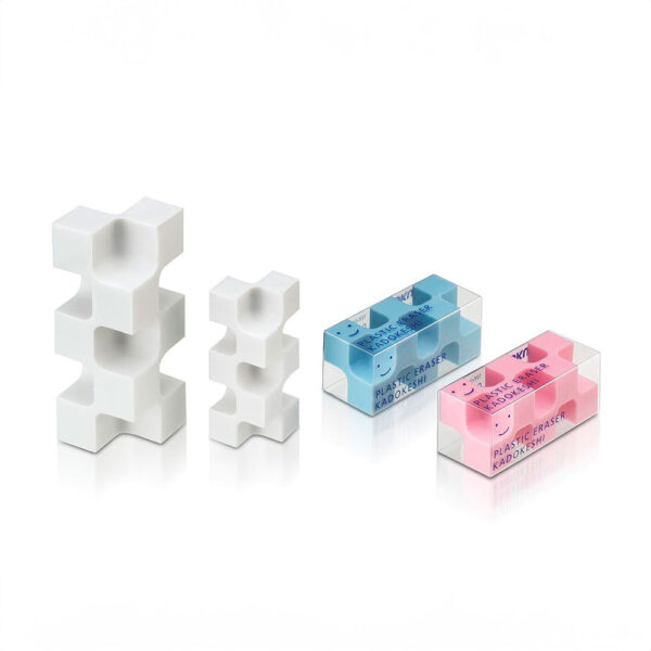 Conjunto de Borrachas KADOKESHI Mini – Azul e Branco