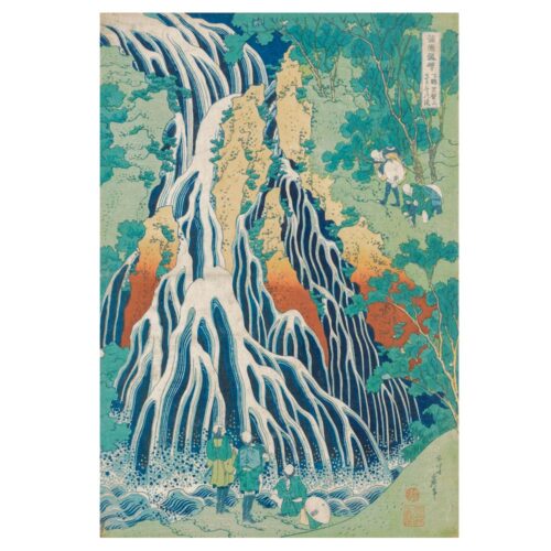 Katsushika Hokusai — Kirifuri Waterfall at Kurokami Mountain in Shimotsuke Province