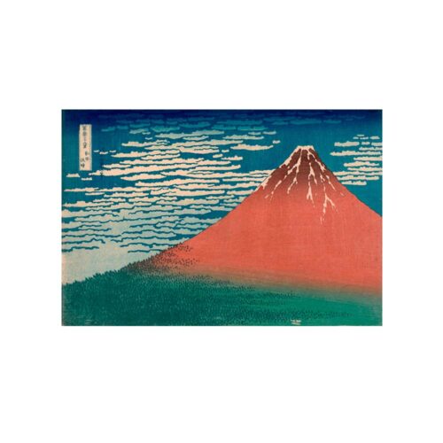 Katsushika Hokusai — Fine Wind, Clear Morning (Red Fuji)