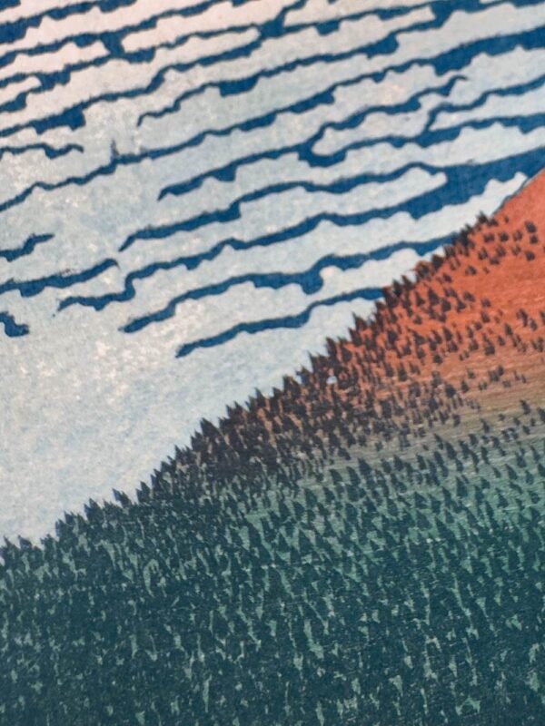 Katsushika Hokusai — Fine Wind, Clear Morning (Red Fuji)