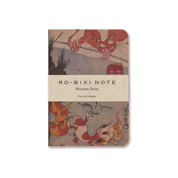 robikimuseumfish1_5000x RO-BIKI Note Museum Series Pocket Notebook KINGYO