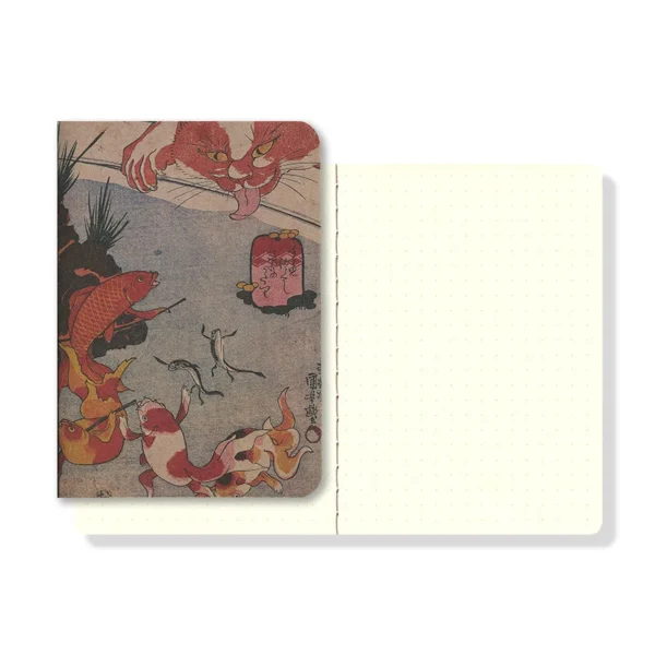 robikimuseumfish2_5000x RO-BIKI Note Museum Series Pocket Notebook KINGYO