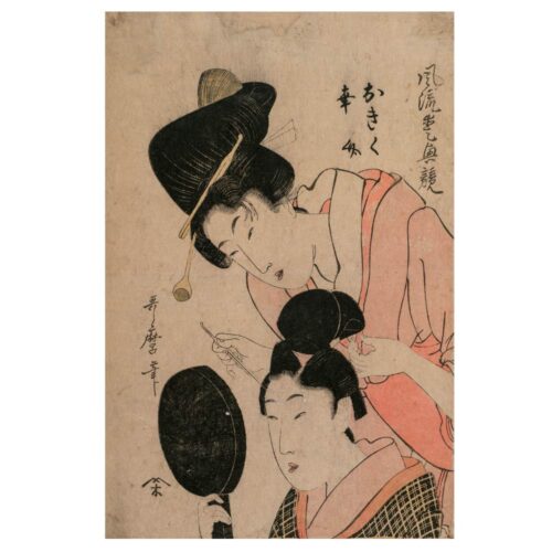 Kitagawa Utamaro II — The Lovers Okiku and Kozuke