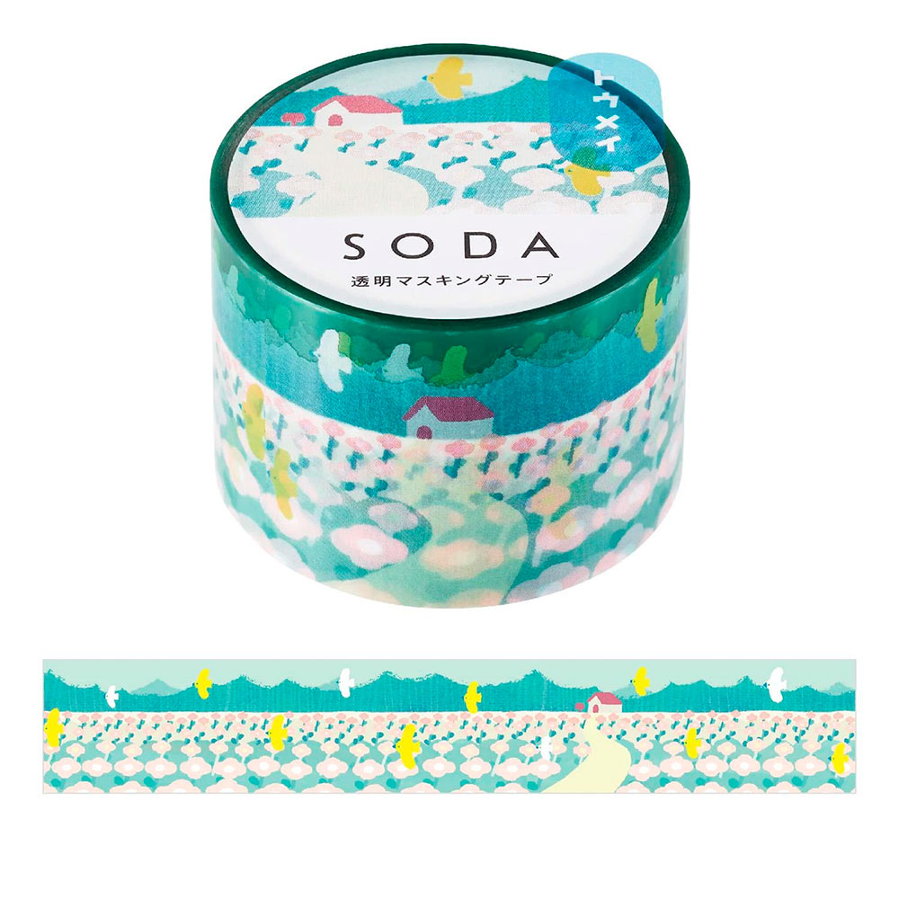 King Jim – Fita Decorativa Transparente SODA 30 mm – Home