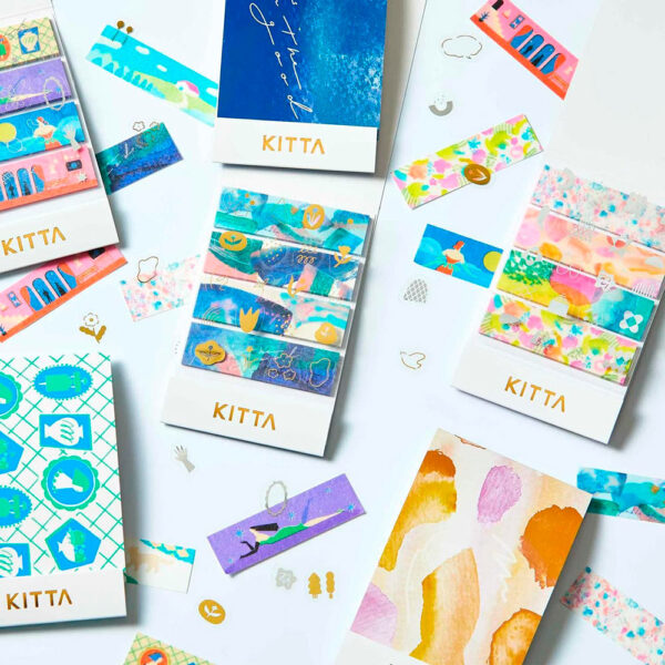 King Jim – Fita Washi Tape KITTA Collage – Aguarela