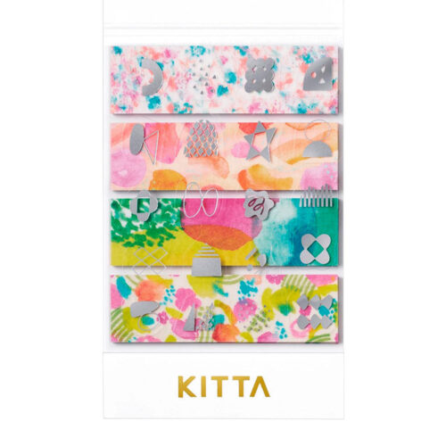 KITTA-Collage-Washi-Tape-Watercolor-07 King Jim – Fita Washi Tape KITTA Collage – Aguarela