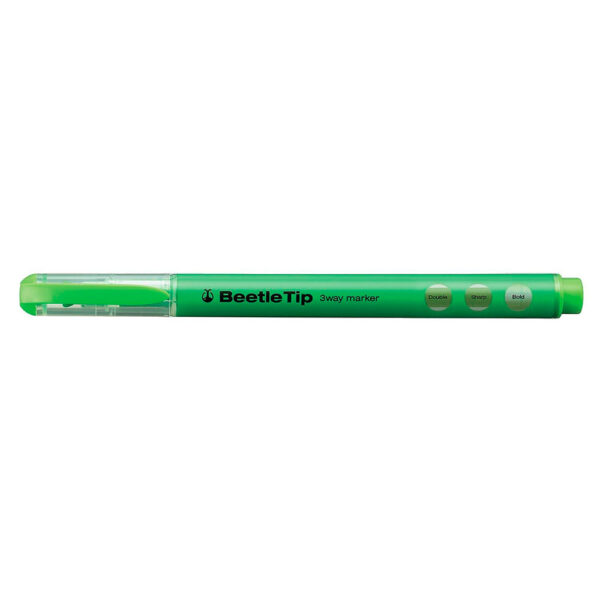 Kokuyo-Marcadores-Beetle-Tip-3-pontas-02 Kokuyo – Marcadores Beetle Tip 3 Pontas – Conjunto de 5 Cores