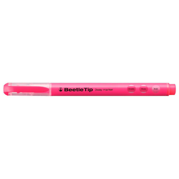 Kokuyo-Marcadores-Beetle-Tip-3-pontas-03 Kokuyo – Marcadores Beetle Tip 3 Pontas – Conjunto de 5 Cores
