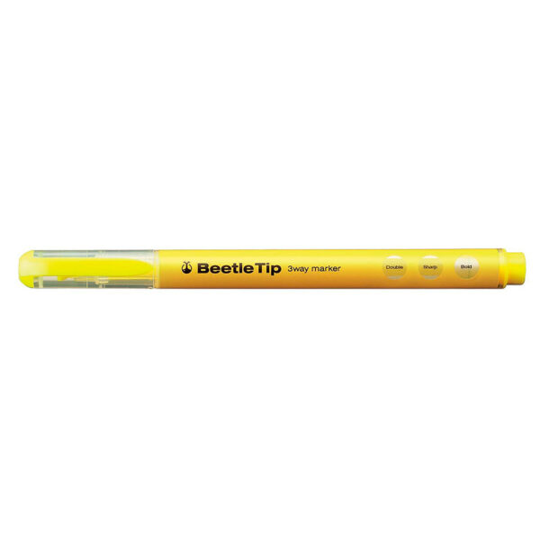 Kokuyo-Marcadores-Beetle-Tip-3-pontas-05 Kokuyo – Marcadores Beetle Tip 3 Pontas – Conjunto de 5 Cores