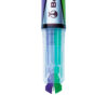 Kokuyo-dual-tip-verdeclaro-roxo-02 Kokuyo – Marcador Beetle Tip Duas Cores – Verde-Claro e Roxo