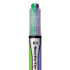 Kokuyo-dual-tip-verdeclaro-roxo-03 Kokuyo – Marcador Beetle Tip Duas Cores – Verde-Claro e Roxo