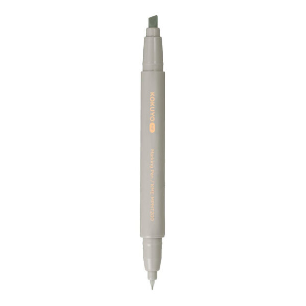 Kokuyo – Marcador de duas pontas ME – Dusty Olive