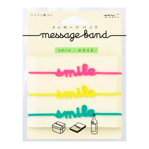 Message-Band-Smile-02 Midori – Message Band Elástica – Smile