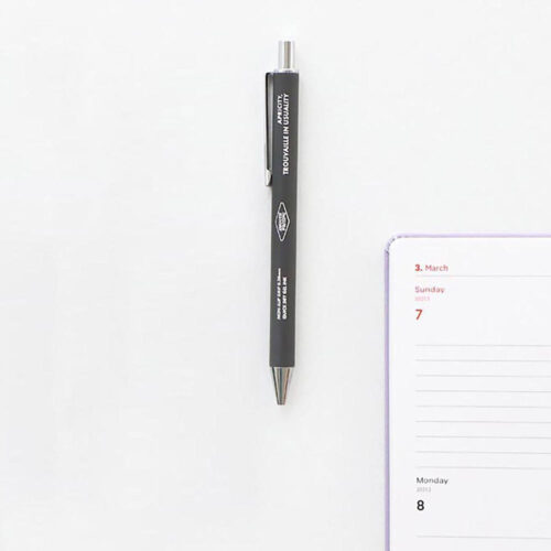 Non-Slip-Smooth-GEL-Pen-038-Charcoal-01 Iconic – Caneta de Gel Non-Slip Smooth 0,38 mm – Cinzento-Carvão