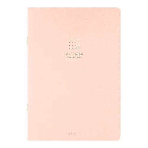 Midori – Caderno A5 Color Dot Grid – Rosa