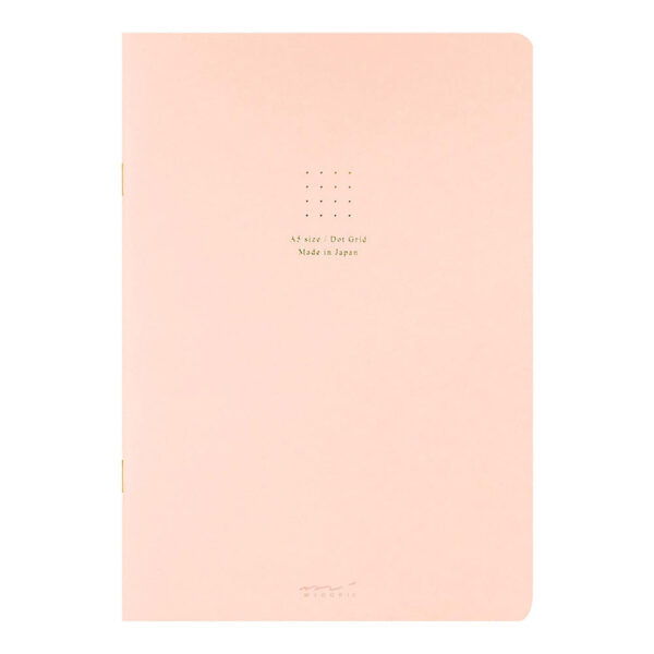 Midori – Caderno A5 Color Dot Grid – Rosa