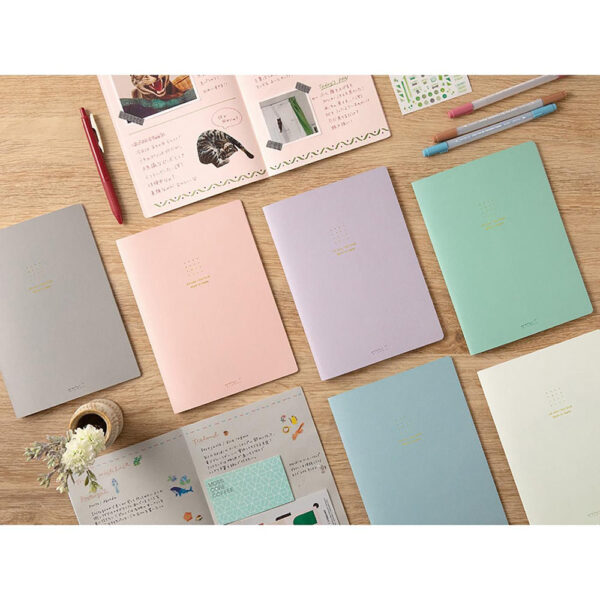 Midori – Caderno A5 Color Dot Grid – Rosa