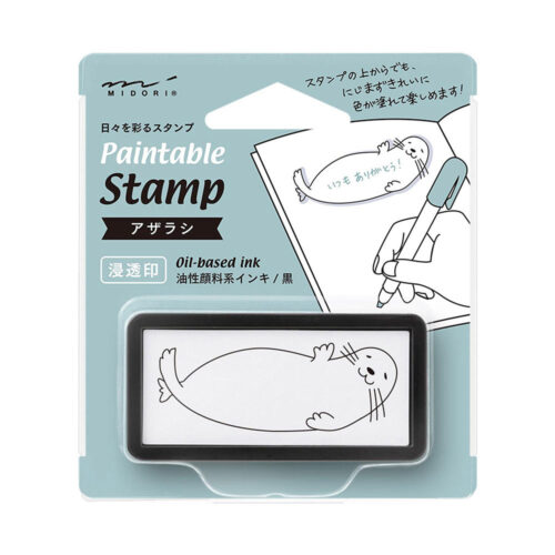 Midori – Carimbo Autotintado Pintável Half Size – Foca