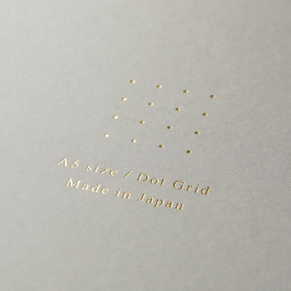 Midori – Bloco de Papel A5 Color Dot Grid – Cinzento