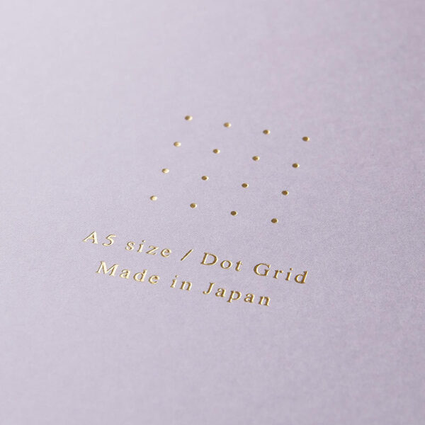 Midori – Bloco de Papel A5 Color Dot Grid – Roxo