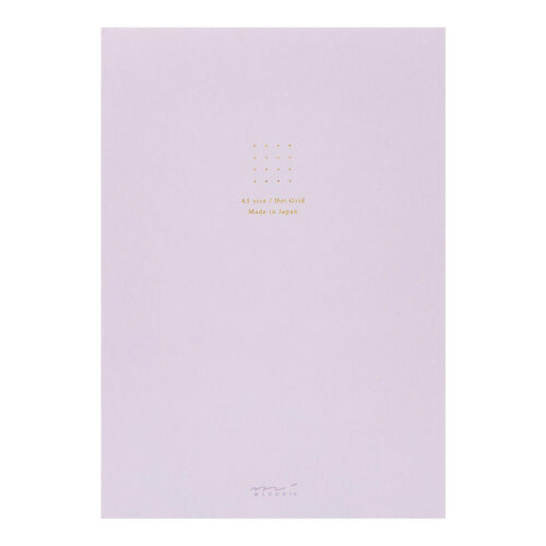 Midori – Bloco de Papel A5 Color Dot Grid – Roxo