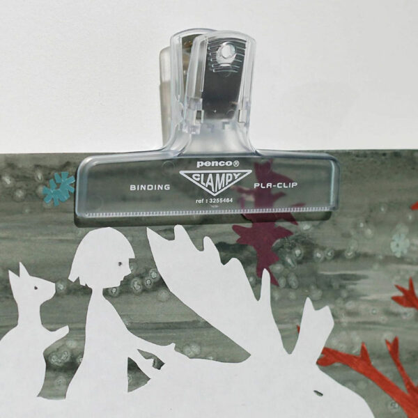 Plastic-Clip-Clear-07 Penco – Binding Pla-Clip – Preto Transparente