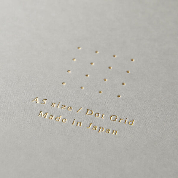 Midori – Caderno de Argolas A5 Color Dot Grid – Cinzento
