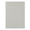 Midori – Caderno de Argolas A5 Color Dot Grid – Cinzento