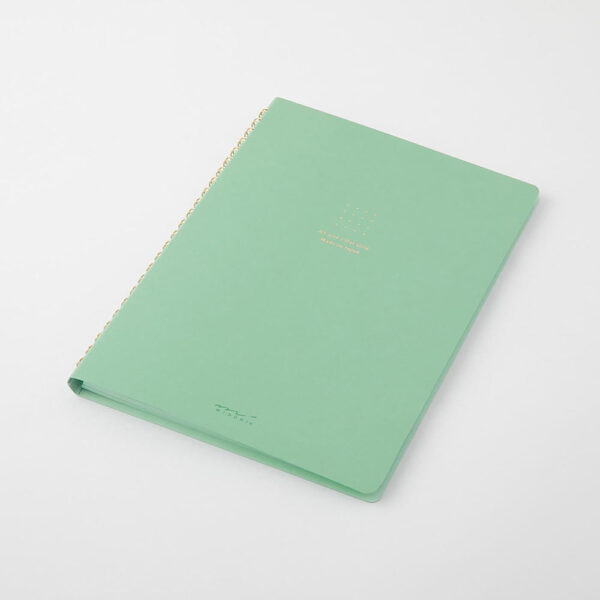 Midori – Caderno de Argolas A5 Color Dot Grid – Verde