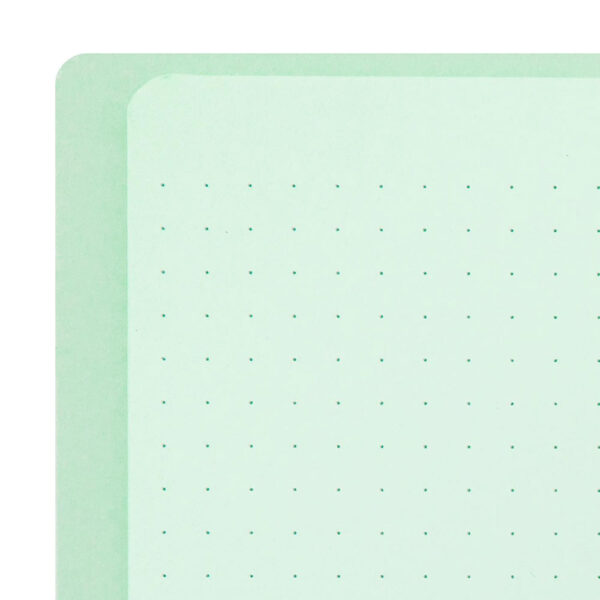 Midori – Caderno de Argolas A5 Color Dot Grid – Verde
