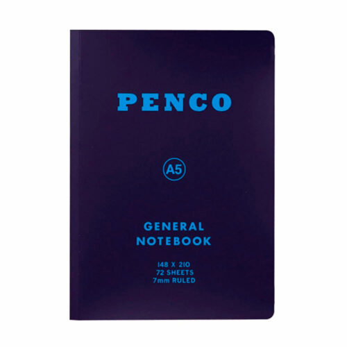 Penco – Caderno Soft PP A5 Pautado – Azul-Marinho