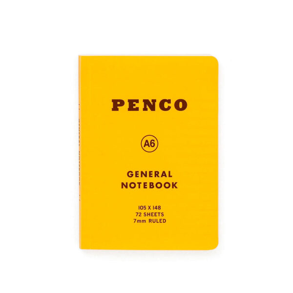 Soft-PP-Notebook-A6-Ruled-Yellow-01 Penco – Caderno Soft PP A6 Pautado – Amarelo