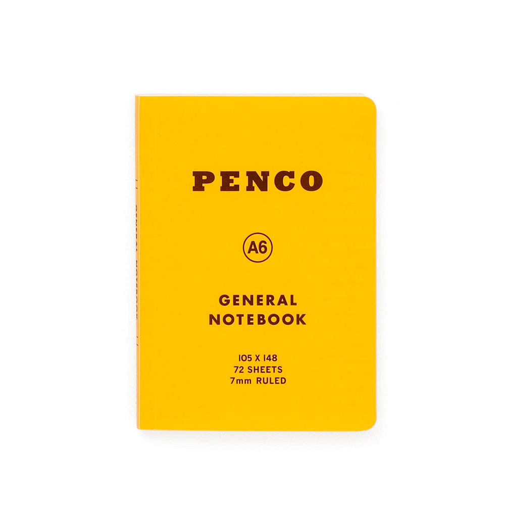 Penco – Caderno Soft PP A6 Pautado – Amarelo