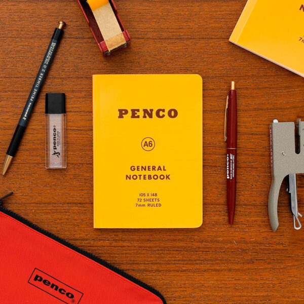 Soft-PP-Notebook-A6-Ruled-Yellow-02 Penco – Caderno Soft PP A6 Pautado – Amarelo