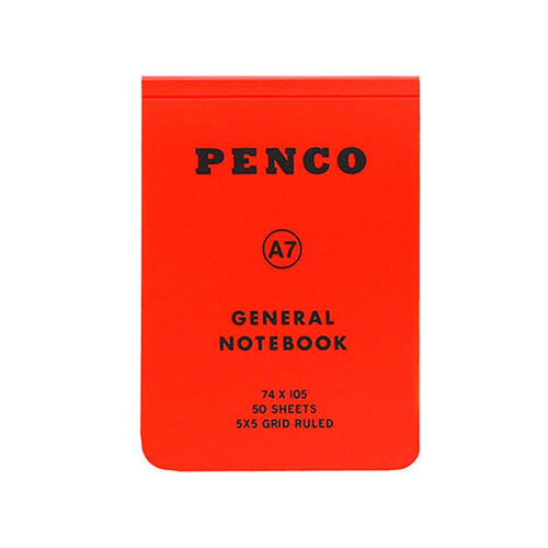 Penco – Caderno Soft PP A7 – Vermelho