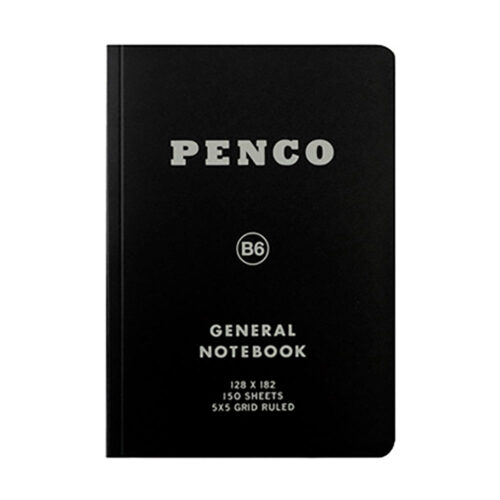 Penco – Caderno Soft PP B6 – Preto
