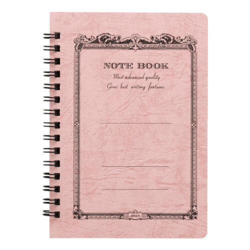 apica-a6-momo-03 Apica – Caderno de Argolas CD Twin Ring A6 – Pêssego (Momo)