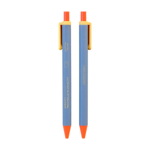 iconic-038-gel-pen-01 Iconic – Caneta de Gel Bubbly 0,38 mm - Azul-Índigo