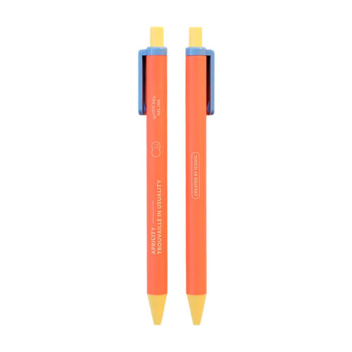 iconic-038-gel-pen-tangerina Iconic – Caneta de Gel Bubbly 0,38 mm - Tangerina