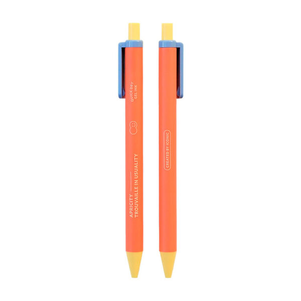 Iconic – Caneta de Gel Bubbly 0,38 mm - Tangerina